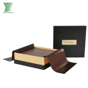 China suppliers cheap wholesale custom luxury Christmas gift sweet candy box black chocolate truffle boxes with plastic tray