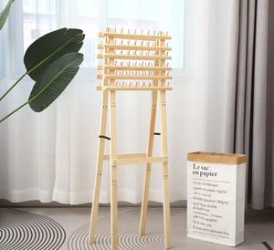 Exhibidores de Madera Personalizados de Fábrica para Extensiones de Cabello con <span class=keywords><strong>Ruedas</strong></span> Universales para Mantas, Escaleras y Estantes - Product Image 6