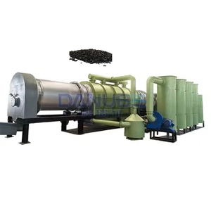 Horno Rotatorio de Carbonización de Paja, Horno Continuo para la Carbonización de Residuos de Jardín, Horno Carbonizador de Estiércol de Aves, Carbonizador de Fertilizantes Orgánicos - Product Image 1