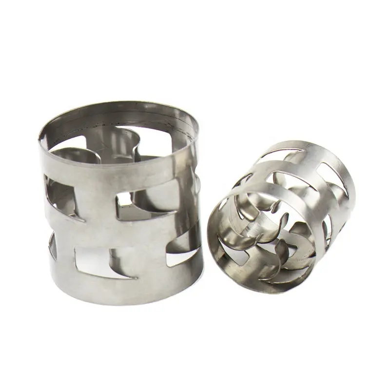 Nanxiang SS304 imballaggio anello Pall casuale 316 anello in metallo colonna di distillazione in metallo in acciaio inossidabile, imballaggio a torre in metallo