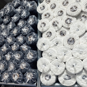 Vải lót may không dệt 100% polyester, chấm đôi, dán nhiệt, giá thấp nhất cho khách hàng Xiangxing - Product Image 2