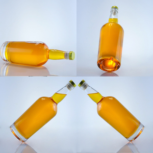 750ml 700ml 500ml 350ml Bouteille de spiritueux ronde personnalisée ou standard d'usine Bouteille transparente <span class=keywords><strong>Magnum</strong></span> Rum Gin Filled Spirit Container - Product Image 2
