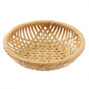 Cestas de Almacenamiento Multifuncionales Tejidas de Bambú, Hechas a Mano, Ecológicas, de Estilo Moderno, Cestas de Regalo Creativas para Té y Frutos Secos - Product Image 2