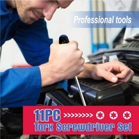 Kit d'outils manuels professionnels Qixin 11 pièces pour tournevis Torx multifonction