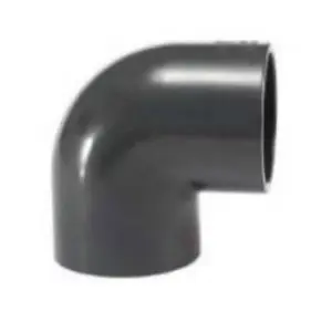 ANSI 90 degree PVC elbow gray color for SCH80