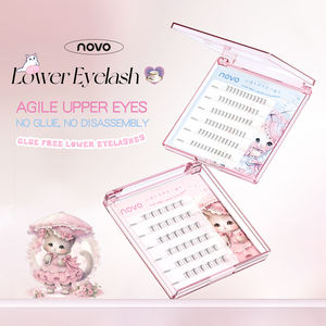 NOVO Private Label 6 Rangées Ensembles de <span class=keywords><strong>Faux</strong></span> <span class=keywords><strong>Cils</strong></span> Fluffy Wispy <span class=keywords><strong>Volume</strong></span> Natural Look Lashes <span class=keywords><strong>Faux</strong></span> Eyelash Box <span class=keywords><strong>Cils</strong></span> sans colle - Product Image 2