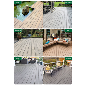 Commercial Grade WPC Deck Panel High Strength Composite Flooring WPC <strong>Decking</strong> Outdoor - Product Image 2