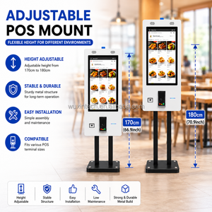 Kiosco <span class=keywords><strong>de</strong></span> Pago con Pantalla Táctil Todo en Uno <span class=keywords><strong>de</strong></span> 24/27/32 Pulgadas, Kiosco con Pantalla Táctil Capacitiva <span class=keywords><strong>de</strong></span> 15.6/18.5/21.5/23.8 Pulgadas con Soporte <span class=keywords><strong>de</strong></span> Piso - Product Image 3