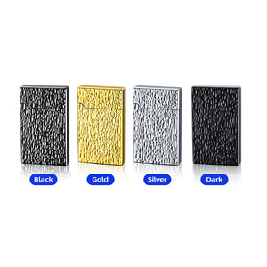 Encendedor de Cigarrillos Recargable de Butano con Relieve Metálico 3D, Control por Voz Inteligente, Diseño de Llama Doble, para Regalos Empresariales - Product Image 6