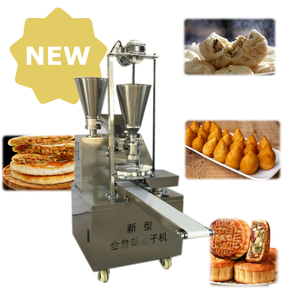 Máquina Automática para Hacer Panecillos Triangulares y <span class=keywords><strong>Momu</strong></span> con Motor, Acero Inoxidable de Grado Alimenticio, Capacidad de 500-3000 Piezas/Hora - Product Image 2