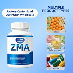 Complément alimentaire pour adultes ZMA en capsules, zinc et magnésium, favorise une <span class=keywords><strong>nutrition</strong></span> saine pour la vie quotidienne - Product Image 4