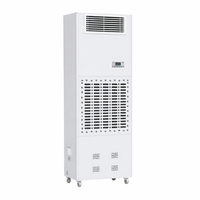 Humidificateur d'air industriel électrique neuf de 12 kg/h avec technologie de film humide, affichage numérique et construction métallique pour grands espaces