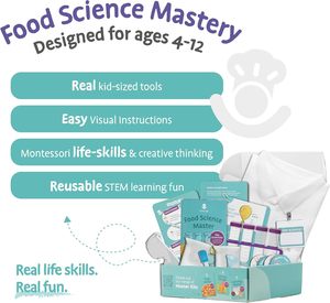 Kit di <span class=keywords><strong>Laboratorio</strong></span> Scientifico STEM per Bambini, Set per Esperimenti Scientifici Fai-da-Te, Giocattoli Educativi Creativi per Cucina e <span class=keywords><strong>Laboratorio</strong></span> - Product Image 2