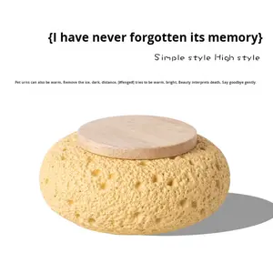 Современная экологичная деревянная урна-контейнер для памяти о питомце квадратной формы Shuo Ni PH20250628 - Product Image 3