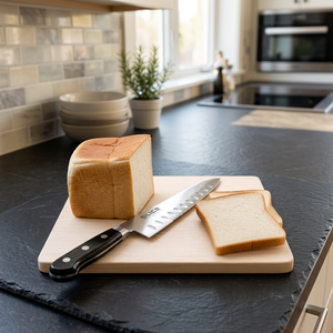 Stainless Steel Wave Blade <b>Bread</b> Cutting <b>Knife</b> with Plastic Handle Ambidextrous Serrated Edge Dishwasher Safe - Product Image 2