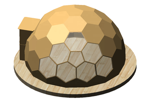 Cornice in lega di alluminio da esterno vera parete di vetro 7m/8m alta località geodetica Design campeggio cupola <span class=keywords><strong>tenda</strong></span> casa minimo 20m commercio - Product Image 3