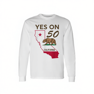 Yes On 50 Bear California Republic T-shirt à manches longues - Product Image 2