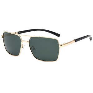Gafas de sol de aviador metálicas con lentes polarizadas TAC, protección UV400 para pesca, deportes al aire libre, ciclismo, unisex - Product Image 2