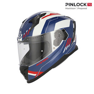 Casco Integrale Bitter X-Way Graphic Blu MaxVision Pinlock 70 Preparato - Product Image 1