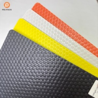 Panneau alvéolaire en PP de 5 mm, surface à bulles, 1220*2440 mm, couleur personnalisée, structure de coque de protection pour valise de transport aérien