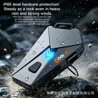 Casque de moto K21 avec écouteurs, suppression du bruit, radio FM, longue autonomie, certifié CE, compatible avec les casques intégraux et demi-intégraux pour la conduite