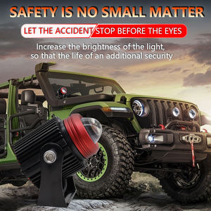 Mini projecteur LED automobile, objectif étanche IP67, 15W, éclairage moto LED 150LM, systèmes d'éclairage automobile, modèle MO10, garantie 2 ans - Product Image 3