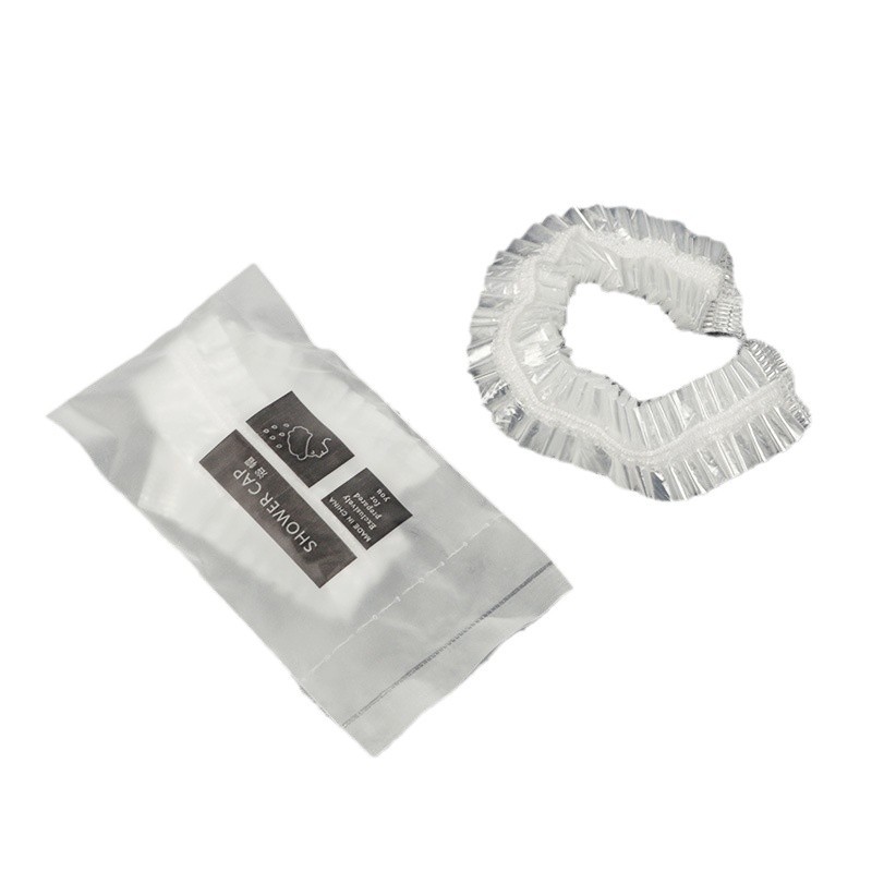 Disposable Hair Cover PLA Biodegradable Eco Friendly Shower Caps for Hotel Bathroom Eco Friendly Shower Caps