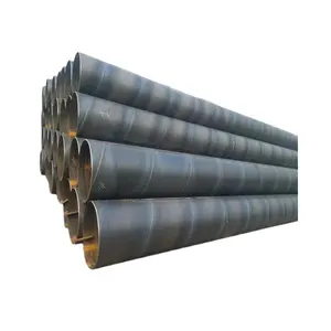 China Manufacturer API 5L large diameter carbon steel mild spiral welded steel pipe for steel piling