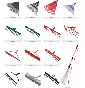 Râteau de jardin en bois en gros, outil de nivellement du paysage et de nivellement des feuilles de pelouse - Product Image 5