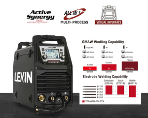 <span class=keywords><strong>Saldatrice</strong></span> Portatile LEVIN NEW XTRAMIG 200 <span class=keywords><strong>Inverter</strong></span> 4-in-1 Mig Mag <span class=keywords><strong>Mma</strong></span> Tig per Alluminio - Product Image 3