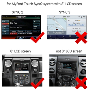 Decodificador inalámbrico para coche Ford c-max, pantalla de Control Central, actualización de SYNC2, Carplay - Product Image 2