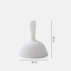 Entonnoir passoire en silicone à large ouverture, grand diamètre, portable et pliable, pour verser huile, lait en poudre, haricots – Outil de cuisine - Product Image 3