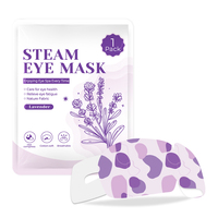 Masques oculaires chauffants personnalisés à vapeur, compresse chaude instantanée douce et jetable pour les yeux