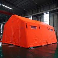 Structure de déploiement rapide de haute qualité et tentes de décontamination gonflables portables Tentes Airtube d'hôpital de terrain Tentes de douche