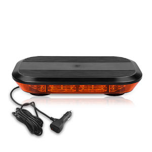NUEVA luz intermitente explosiva corta 30LED 12V-24V LED Minibus Advertencia Nueva camioneta Pickup Techo magnético Luz estroboscópica para vehículo - Product Image 1