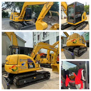 Excavadora Komatsu PC70 usada, horas de funcionamiento bajas, hecha en Japón, componentes centrales incluidos, bomba de engranajes de caja de cambios de motor, PLC - Product Image 6