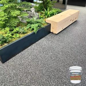 Peinture acrylique populaire pour murs extérieurs et sols, à base de résine aqueuse, facile à appliquer, effet pierre lavée pour applications en jardin - Product Image 1