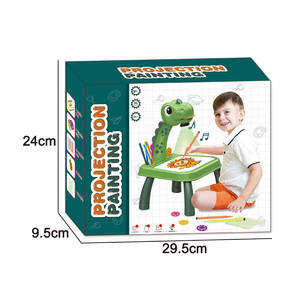 EPT教育音楽絵画玩具子供用おもちゃ3in1キリンボードベビー多機能プロジェクターお絵かきテーブル子供向け - Product Image 4