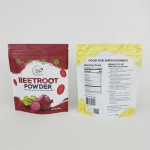 Sachet à fermeture éclair pour la poudre de fruits et légumes en aluminium à impression numérique - Product Image 4