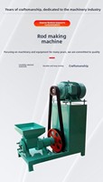 Machine à briquettes de sciure de bois et de paille entièrement automatique personnalisable, pelletiseur, fabricant de charbon de bois sans fumée