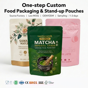 Kantong Zipper OPP/VMPET/PE Berkualitas Tinggi, Tahan Kelembapan, Dapat Ditutup Kembali, Dapat Didaur Ulang, Kemasan Makanan Doypack, Kantong Mylar untuk Kopi Susu - Product Image 1