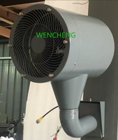 Ventiladores de Pared Oscilantes con Logotipo Personalizado WENCHENG, Ventiladores Industriales Colgantes, Enfriador Móvil para Exteriores