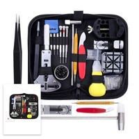 Boîte à outils de réparation de montre, pièces, sac à outils de réparation de montre, broche de liaison de montre ouvreur de boîtier, boîte à ressort