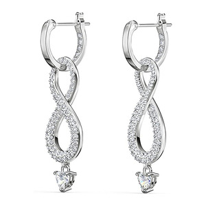 Orecchini Pendenti Infinity Love per Donne, Eleganti Orecchini a Forma di Otto, Gioielli di Moda Quotidiana - Product Image 2