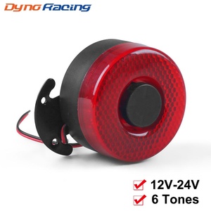 ไซเรนเตือนภัยอัตโนมัติ 6 เสียง DC 12V-24V 105dB พร้อมไฟ LED และเสียงเตือนถอยหลังสำหรับรถยนต์ รุ่น BX102422 - Product Image 2