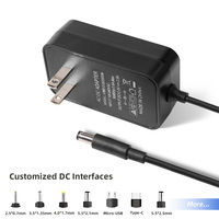 Adaptador Universal AC-DC 15v 2a 30W, Fuente de Alimentación con Entrada AC100-240v y Salida 30w 0.8/1/1.2/2/3A para Tiras LED y Cámaras