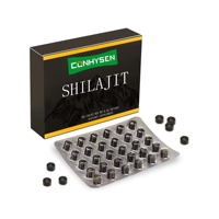 Comprimés de Shilajit, extrait pur de Shilajit de l'Himalaya, complément alimentaire, comprimés de Shilajit avec acide fulvique et oligo-éléments