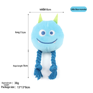 Jouets pour chiens résistants aux morsures, interactifs, mignons, en peluche, monstres qui font des sons, jouets à mâcher pour chiens, fournitures pour animaux de compagnie - Product Image 6