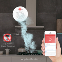 Système d'alarme de sécurité MOES, détecteur intelligent de fuite de gaz