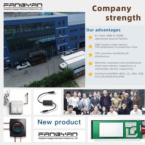 FANGYAN 12V 24V 3A Accesorio para Espejo LED Inteligente, Interruptor Táctil de un Solo Botón con Atenuación Continua, Manual, Monocromático/Tricolor (CCT) - Product Image 6